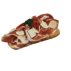 Chlebíček prosciutto – Jídelna Krumlov